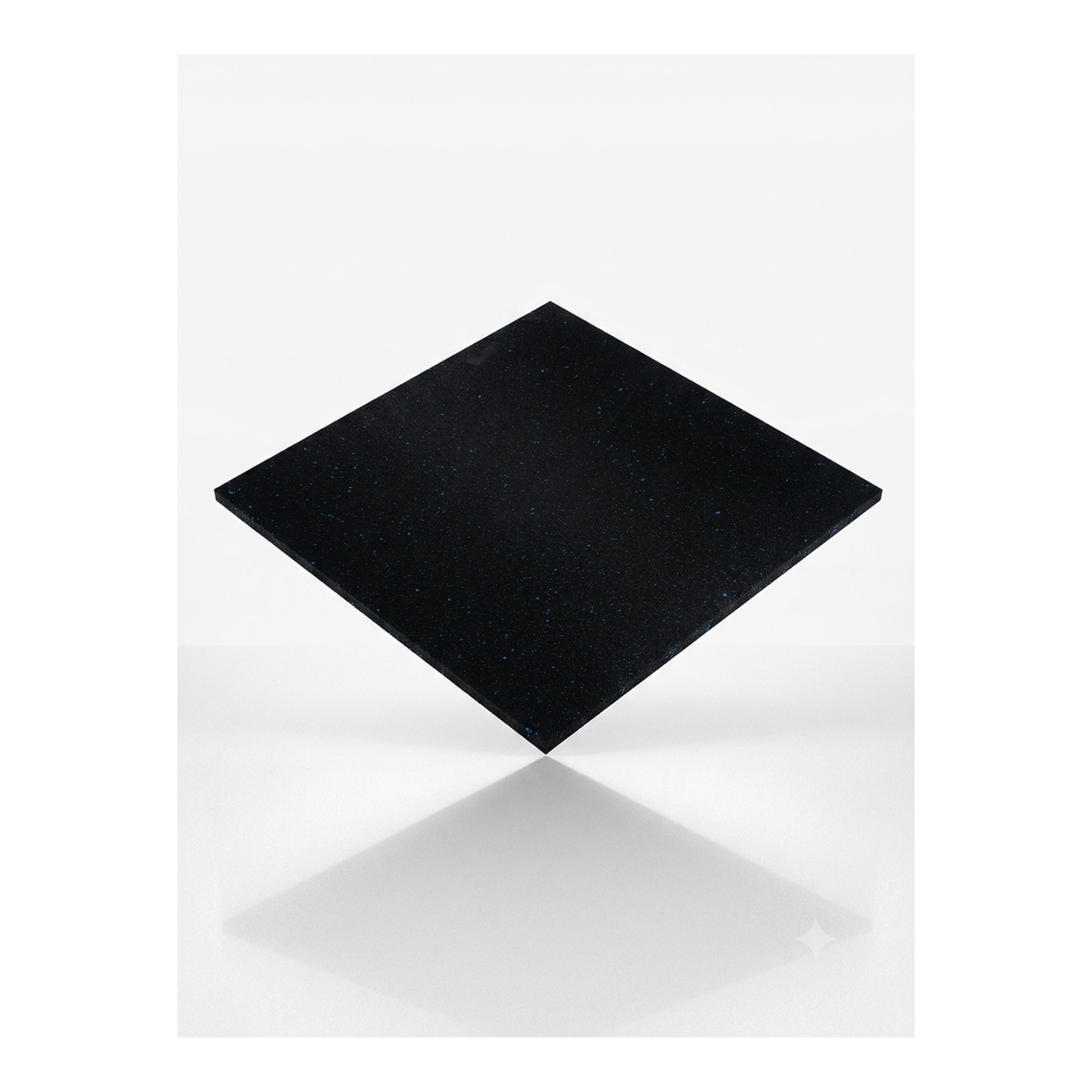 15mm Rubber Gym Flooring Mat 1 × 1 Meter