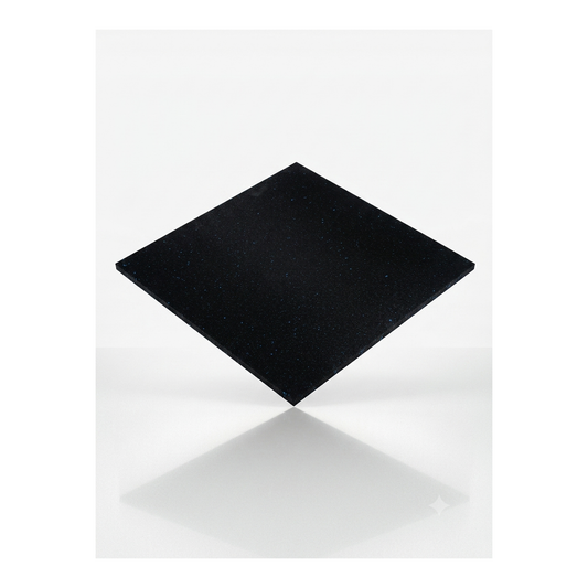 15mm Rubber Gym Flooring Mat 1 × 1 Meter